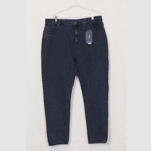 Vera Moda high rise relaxed mom black jeans new with tags